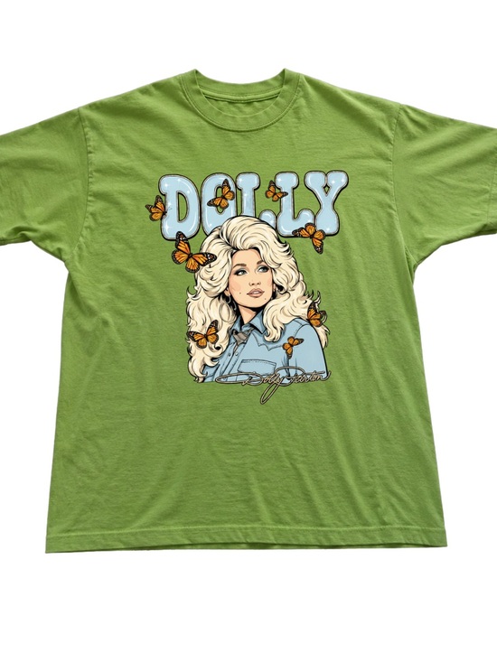 Gildan Tops - Kiwi Dolly Graphic Tee with Blue Accents